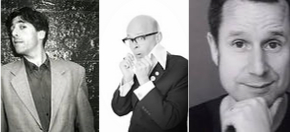 Mark Steel, Harry Hill and Jeremy Hardy